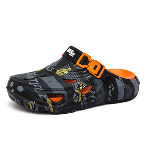 Fashion Men's Summer Outdoor Beach Sandals Dual-Purpose Soft Sole Closed Toe <strong>Slippers</strong> Non-Slip Wear-Resistant Breathable <strong>Clogs</strong> - Product Image 1
