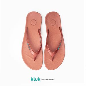Sandales tongs élégantes pour femmes en métal marron avec semelle ergonomique pour un usage quotidien et en vacances - Product Image 1