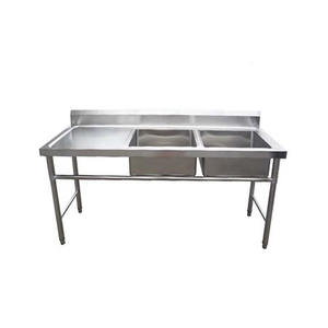 อ่างล้างจานสแตนเลสสองชั้นสำหรับโรงแรมและร้านอาหาร Victory - Product Image 3