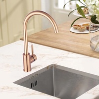 Robinet d'évier de cuisine en acier inoxydable, robinets de cuisine or robinet d'eau chaude et froide, robinet de cuisine 304