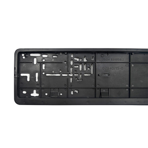 Cadre de <span class=keywords><strong>plaque</strong></span> d'<span class=keywords><strong>immatriculation</strong></span> en plastique noir très vendu pour les normes européennes - Product Image 3