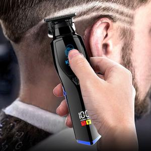 Kemei KM-1556 Tagliacapelli Ricaricabile Elettrico <span class=keywords><strong>Professionale</strong></span> per Uomo Senza Fili con Display LCD - Product Image 6