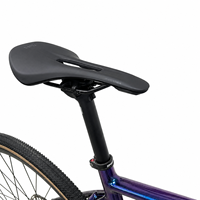 Vélo de Gravel en Alliage d'Aluminium 700c avec Axe Traversant, Guidon Coupé, 1x12 Vitesses, Freins à Disque Hydrauliques, Tailles de Cadre 430 470 500 530mm