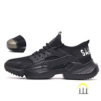 Nuevos Zapatos de Protección Laboral para Hombre, Ligeros, Suaves, Transpirables, Seguros, Antiaplastamiento, Antipinchazos, con Puntera de Acero, Antideslizantes, para Invierno