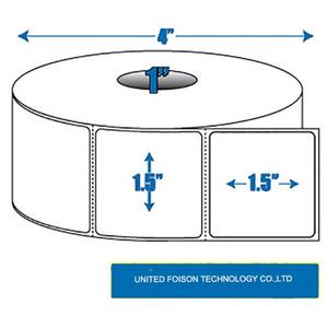Étiquettes thermiques directes en plastique de haute qualité 4x6 pouces, adhésif puissant, vierges, pour supermarché, en rouleau, vente en gros - Product Image 3