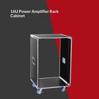 Rack de transport simple en aluminium blanc pour amplificateur, équipement audio domestique et KTV, avec 8/12/16 espaces