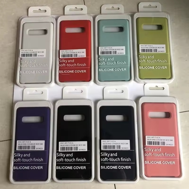 Silicone Case for Samsung Shockproof Phone Cover With Microfiber Mobile Phone Shell