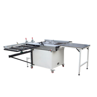 Scie à table pliante avec table d'extension coulissante pour un traitement précis des panneaux de bois