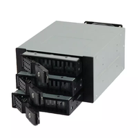 Boîtier de serveur de stockage Nas 3 Bays Modular 3*3.5 Hdd Modular Adapter 2*5.25 CD for 2U Server