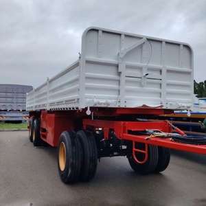 Fábrica China Vende Semirremolque de Carga Pesada de 50 Toneladas, 3 Ejes, Chasis de Acero de Alta Resistencia T700, Precio Económico - Product Image 3