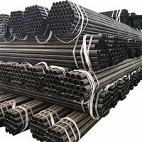 चीन उच्च गुणवत्ता ASTM A106/A53 Gr. कार्बन सहज स्टील पाइप काला चित्रकला के साथ