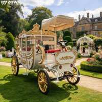 Chariot électrique écologique de type calèche royale à fonctionnement fluide pour la visite des sites culturels