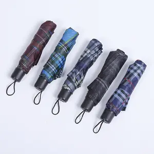 黑色蓝色紫色灰色红色批发促销便宜定制标志折叠伞户外商务遮阳伞