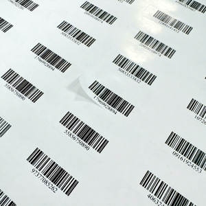 Feuille d'autocollants en papier non couché imprimée avec logo sur mesure, étiquette de scellage pour emballage de snacks, fabricant vietnamien - Product Image 1