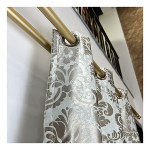 Offre Spéciale pas cher haute qualité préférentiel <span class=keywords><strong>Jacquard</strong></span> couleur unie rideaux occultants rideaux pour <span class=keywords><strong>le</strong></span> salon - Product Image 2