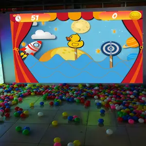 Popolare AR interactive game wall projector 3D Interactive ball game per bambini