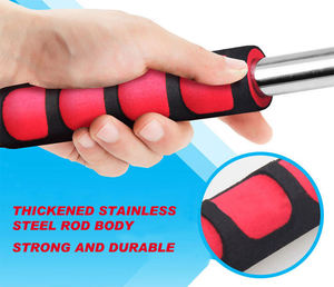 Bâton télescopique réglable en acier inoxydable de 1,2 m, 1,5 m, 2 m, écologique, pour guide touristique, drapeau ou pointeur de professeur rétractable - Product Image 4