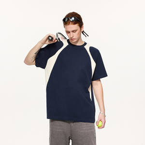 T-Shirt <span class=keywords><strong>Vintage</strong></span> Y2K Personalizzata a Due Tonalità, Oversize da Uomo, Manica Corta, Collo Tondo, 100% Cotone 230g Ecologico - Product Image 3