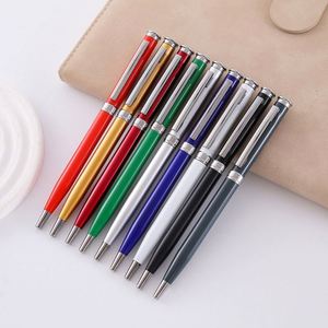 High End Business Promotion Sports Twist Metal Ballpoint <b>Pen</b> With Logo Slim Aluminum 1.0Mm Writing Width Custom <b>Color</b> - Product Image 1