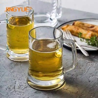 Tasses à boire pour Pub moderne, vente en gros, Premium, 15oz, robuste, classique, en verre, pour Bar