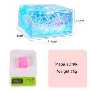 New Arrivals Custom Calming Sensory Squeeze Balls Wholesale Fidget <b>Toy</b> Kids <b>Anxiety</b> Stress Relief Squishy Ice Cube <b>Toys</b> - Product Image 5