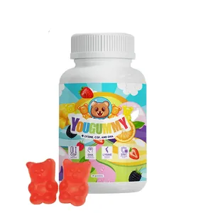 Bağışıklık desteği için günlük temel çocuk vitaminleri Multivitamin sakızlı genel sağlık çiğneme takviyesi tamamlayın