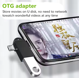 Tùy chỉnh hai-in-một OTG <span class=keywords><strong>Adapter</strong></span> Type-C <span class=keywords><strong>Android</strong></span> cho Huawei USB đa chức năng USB phẳng OTG cho máy tính xách tay và điện thoại di động DC outp - Product Image 2