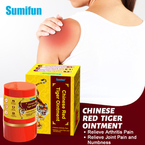 Pommade Colonnaire <span class=keywords><strong>Tigre</strong></span> Rouge Chinois Border Plaster <span class=keywords><strong>10g</strong></span> pour la fatigue articulaire, les douleurs au genou et l'inconfort, apaisante pour la douleur - Product Image 1
