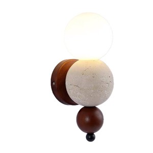 Lámpara de Pared Huangdong Stone, 7 LED Jufan E27, con Interruptor, para Dormitorio, Sala de Estar, Entrada - Product Image 4