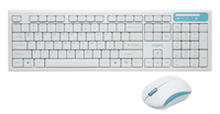 SMK-55350AG SQT Keyboard dan Mouse Nirkabel Slim 2.4GHz Tingkat Pemula, Aksesori Laptop Terlaris
