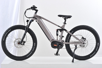 Grand moniteur de vélo électrique tout-terrain, frein hydraulique, gros pneu de vélo électrique, Suspension complète