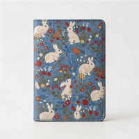 Carnet à couverture rigide YaLong multi-couleurs en cuir, motif animaux de la forêt vintage, reliure thermique, dessiné à la main, cadeau personnalisé sur le thème de la nature