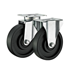 Bánh xe chịu nhiệt 3 4 5 inch, bánh xe chịu nhiệt cao cấp làm từ nylon gia cường sợi thủy tinh, dùng cho xe đẩy công nghiệp, xe đẩy tiệm bánh - Product Image 5