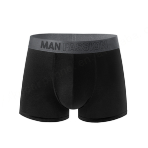 High Quality Man <b>Boxer</b> Shorts Cotton Spandex Breathable Underwear <b>Black</b> Men's <b>Black</b> <b>Boxer</b> Briefs Underpants for Men - Product Image 1