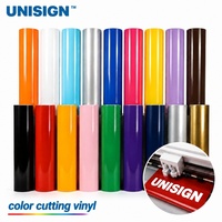 Rouleau de vinyle de découpe couleur haute qualité résistant aux UV 120g PVC pour la fabrication d'enseignes et de films autocollants