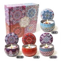 Lilin Kedelai Sumber Pabrik dengan Bunga Kering, Souvenir Pernikahan, Hadiah Ulang Tahun, Aroma Floral, Dekorasi Rumah, Lilin Wangi