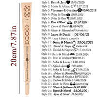 Éventails pliants personnalisés en bois de santal pour invités de mariage - Éventails en bois gravés sur mesure, cadeaux de fête en gros pour mariage d'été