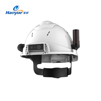Helm Pintar Multifungsi Kelas Atas RD-D6 4G Dual Card Video Intercom ABS Positioning Safety Hard Hat untuk Penambang Perusahaan Gas