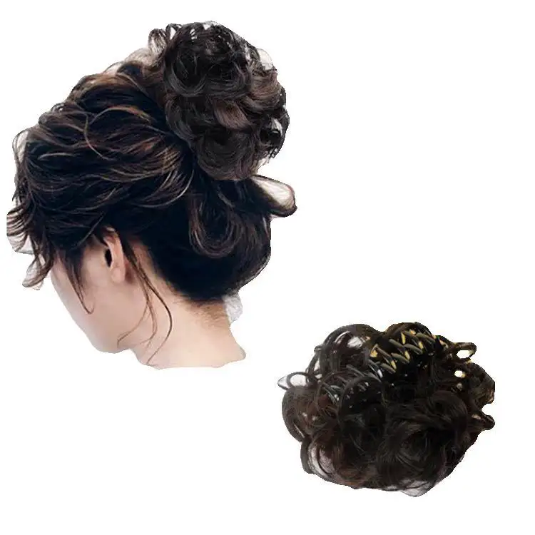 Beauty Claw Clip in Hair Bun Messy Curly Clip in Claw Hair Hairpieces Combs