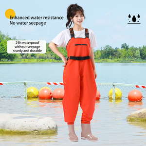 TOPIND Waders de pêche en PVC une pièce durables et puissants pour femme imperméables pour la mer et la pêche en plein air - Product Image 2