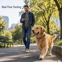 Traceur GPS pour animaux G58, design élégant, connectivité 4G, suivi de localisation précis, historique des itinéraires