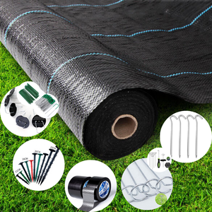 Malla antihierbas resistente a desgarros para jardín, patio, césped, control de malezas, barrera de suelo, tela para paisajismo - Product Image 1