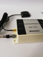 AR-12 Matsutec Double Canal GPS récepteur/Récepteur AIS avec USB/RS232/RS422 Sortie pour ordinateur portable ou tablet
