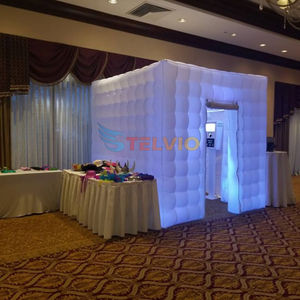 핫 세일 풍선 사진 부스 Led 빛 파티 텐트 8.2ftx8.2ft 결혼식 이벤트를 위한 풍선 360 동봉 사진 부스 - Product Image 2