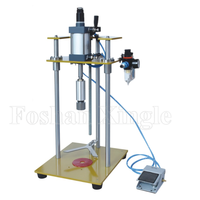 Machine de capsulage pneumatique à commande au pied pour bouteilles de whisky, de soda, d'eau, de bière et autres bouteilles en verre
