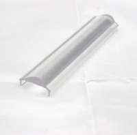 Diffuseur de lumière linéaire pour bande LED, en PMMA, lentille en PC, double concave, givré, garantie 3 ans