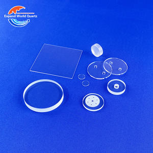 Tấm thủy tinh thạch anh đôi ống phòng thí nghiệm tấm thạch anh độ tinh khiết 9999 22gcm3 mật độ tinh khiết cao thạch anh - Product Image 2