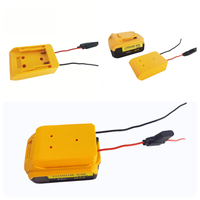 Adaptador de fuente de alimentación DIY con cables, convertidor de batería, conector, adaptador de corriente DIY, adecuado para batería de litio Dewalt de 12-20V