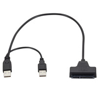 Cable Adaptador USB SATA de 2.5 Pulgadas para Disco Duro HDD/SSD, Carga Rápida de 3A, Trenzado de Cobre Puro y PVC para Disco Duro Externo de Computadora