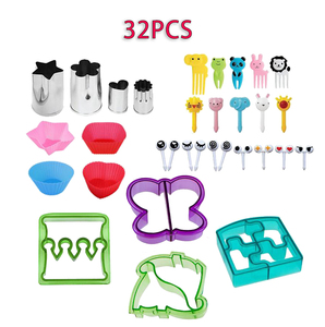 Ensemble de fourchettes à fruits de qualité alimentaire, <span class=keywords><strong>emporte</strong></span>-pièce à sandwich avec boîte, <span class=keywords><strong>emporte</strong></span>-pièce à légumes, support personnalisé - Product Image 2